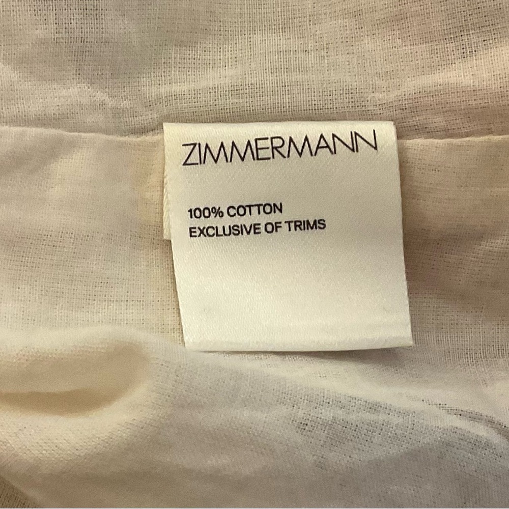 Zimmermann Jasper Tie Floral Cutout Midi Dress (Flawed) - Picture 6 of 11